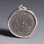 Henry VIII Silver Groat Pendant in a Silver Frame
