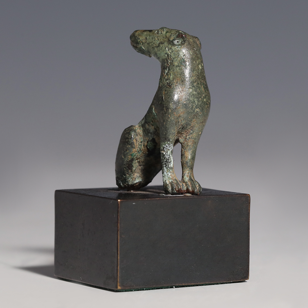 Roman Bronze Dog Statuette Roman Bronze Dog Statuette