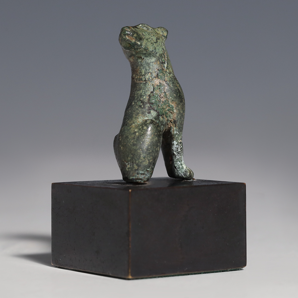 Roman Bronze Dog Statuette Roman Bronze Dog Statuette