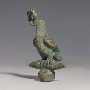 Roman Bronze Eagle & Wreath Finial
