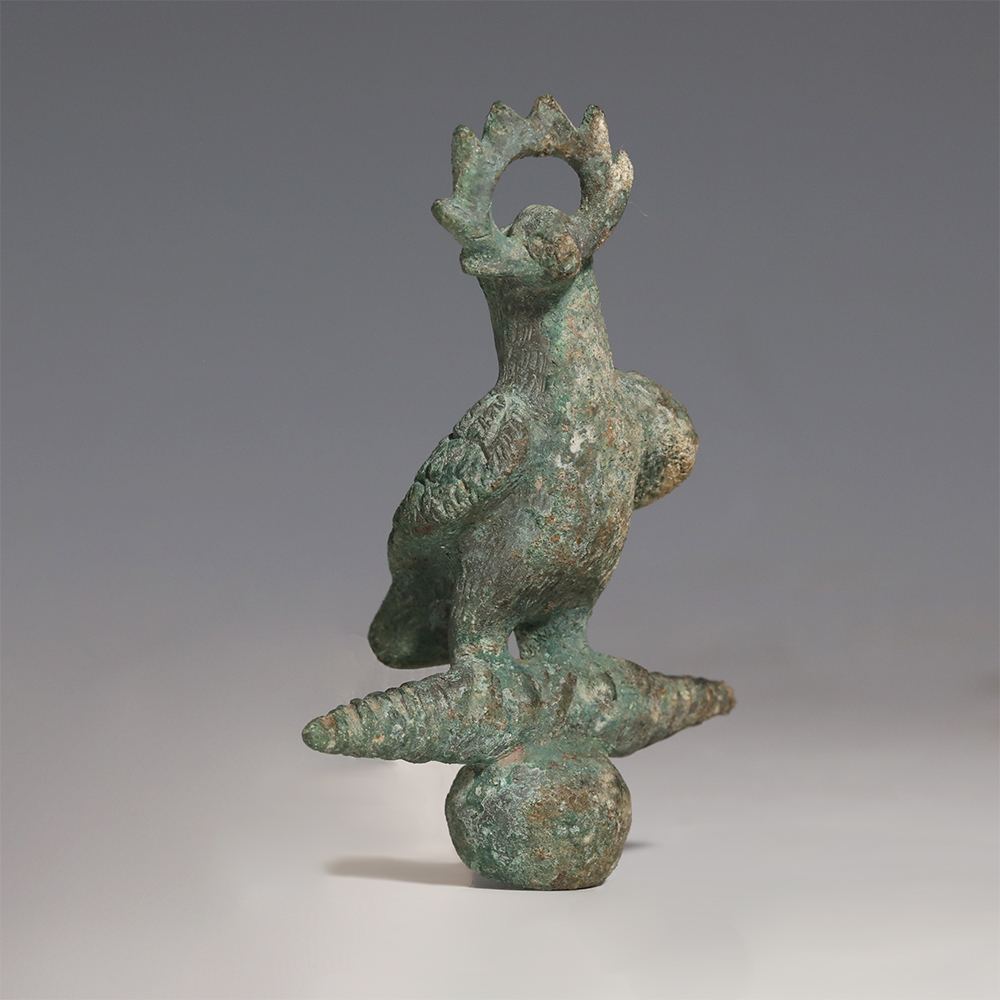 Roman Bronze Eagle & Wreath Finial Roman Bronze Eagle & Wreath Finial