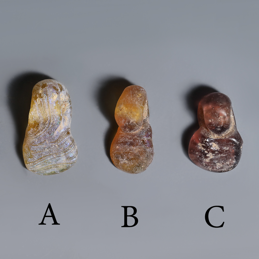 Selection of Roman Glass Circular Pendants Selection of Roman Glass Circular Pendants