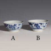 Selection of Tek Sing Bowls with Peony