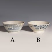 Selection of Tek Sing Bowls with River Scene