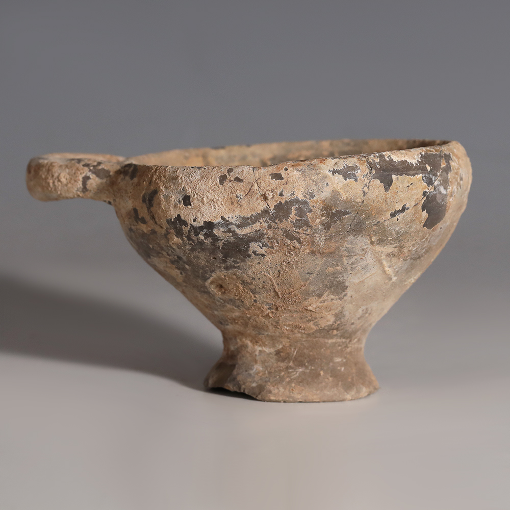 Amlash Gray Ware Miniature Footed Cup Amlash Gray Ware Miniature Footed Cup