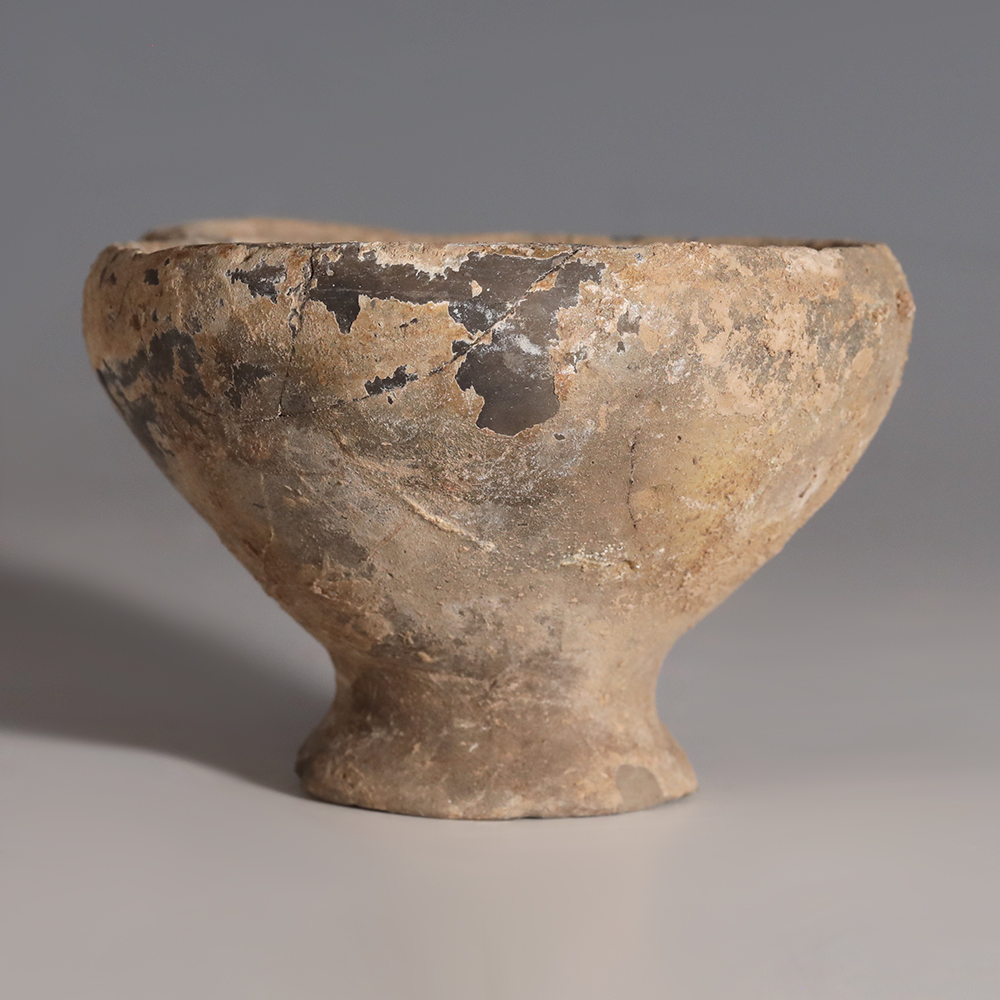 Amlash Gray Ware Miniature Footed Cup Amlash Gray Ware Miniature Footed Cup