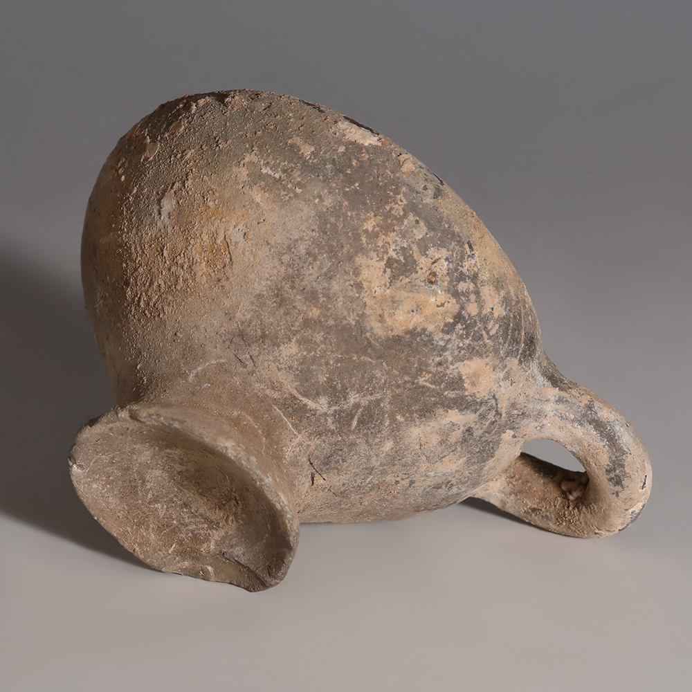 Amlash Gray Ware Miniature Footed Cup Amlash Gray Ware Miniature Footed Cup