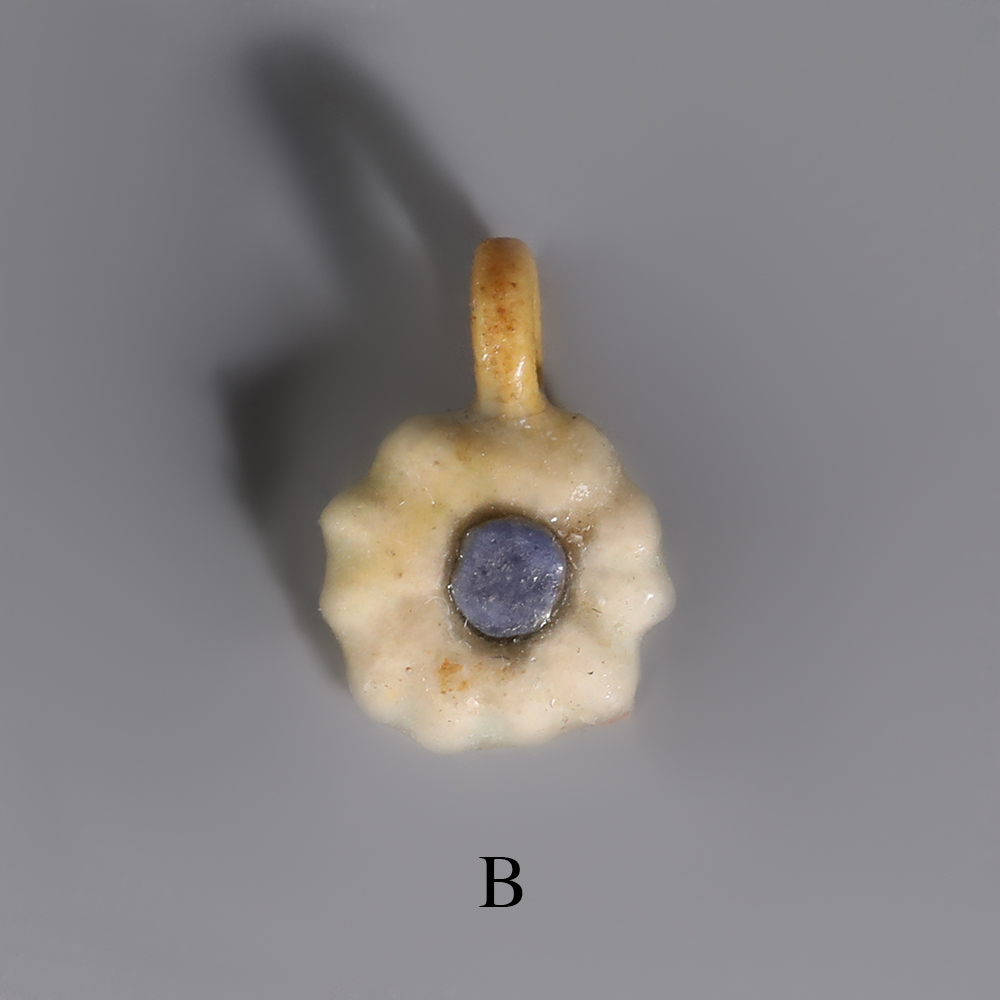 Selection of Ancient Egyptian Faience Daisy Amulet - Image 5