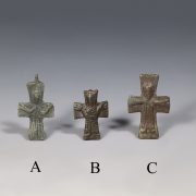 Selection of Byzantine Bronze Reliquary Crosses