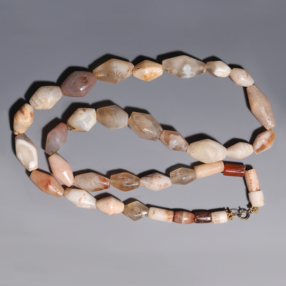 Western Asiatic Necklace with Agate Beads Western Asiatic Necklace with Agate Beads